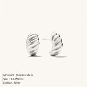 Croissant Huggie Earrings