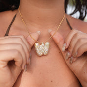 Hailey Bubble Initial Necklace (Custom)