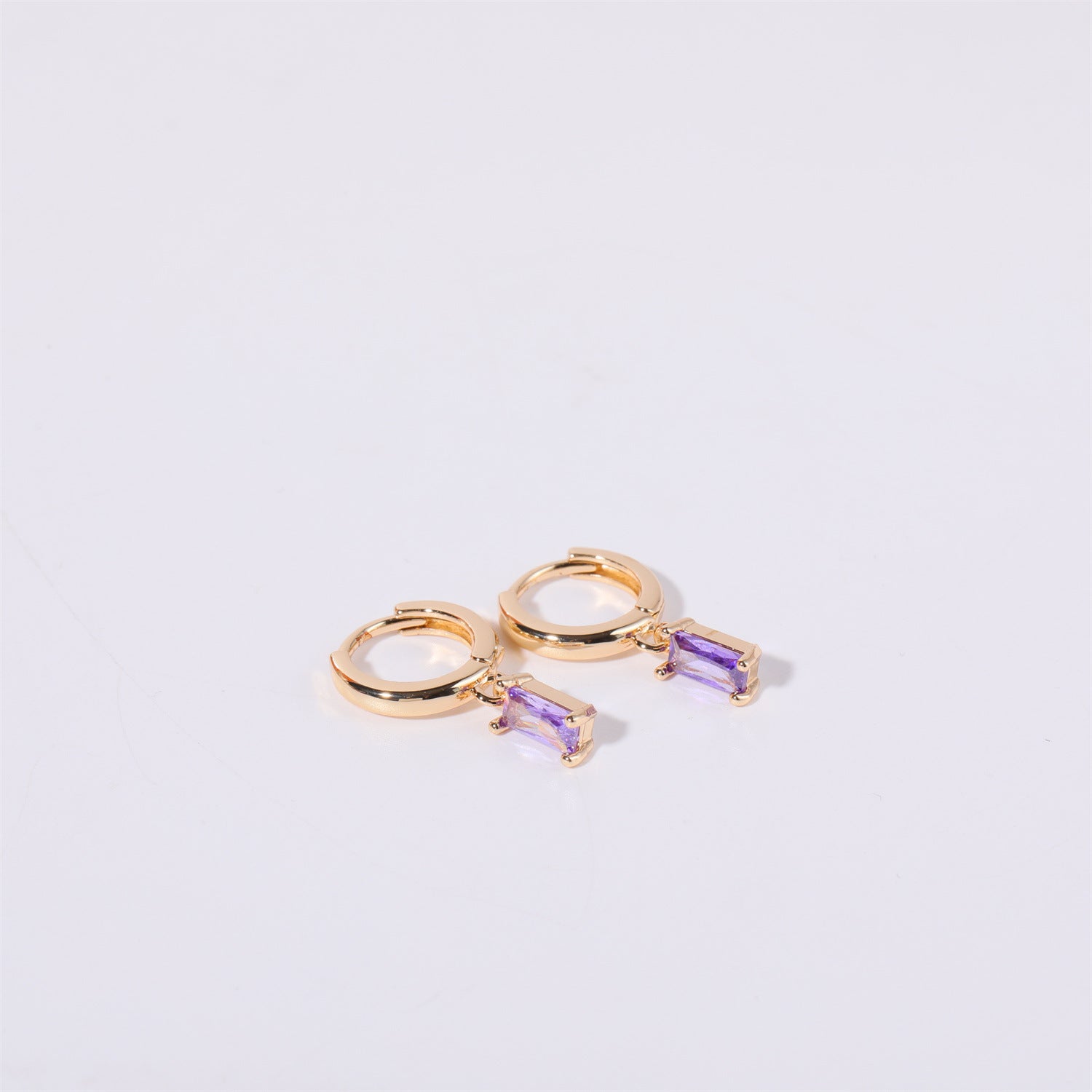 Bella Birthstone Huggies Earrings