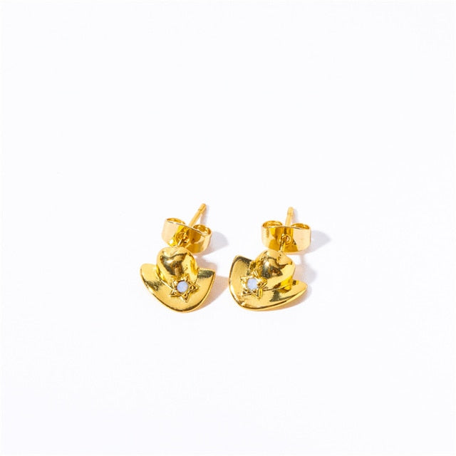 Jessie Opal Hoop Set