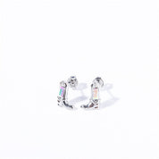 Jessie Opal Hoop Set