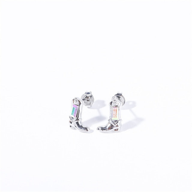 Jessie Opal Hoop Set