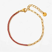 Fae® Paperclip Chain Tennis Bracelet