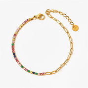 Fae® Paperclip Chain Tennis Bracelet