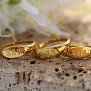 Angelica® Angel Number Signet Ring (Custom)