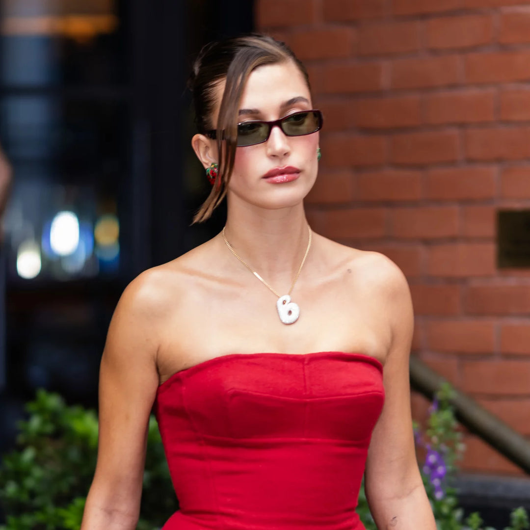 Hailey Bubble Initial Necklace (Custom)