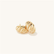 Croissant Huggie Earrings