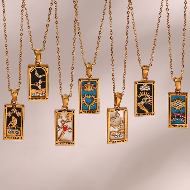 Fae® Golden Fortune Tarot Necklace