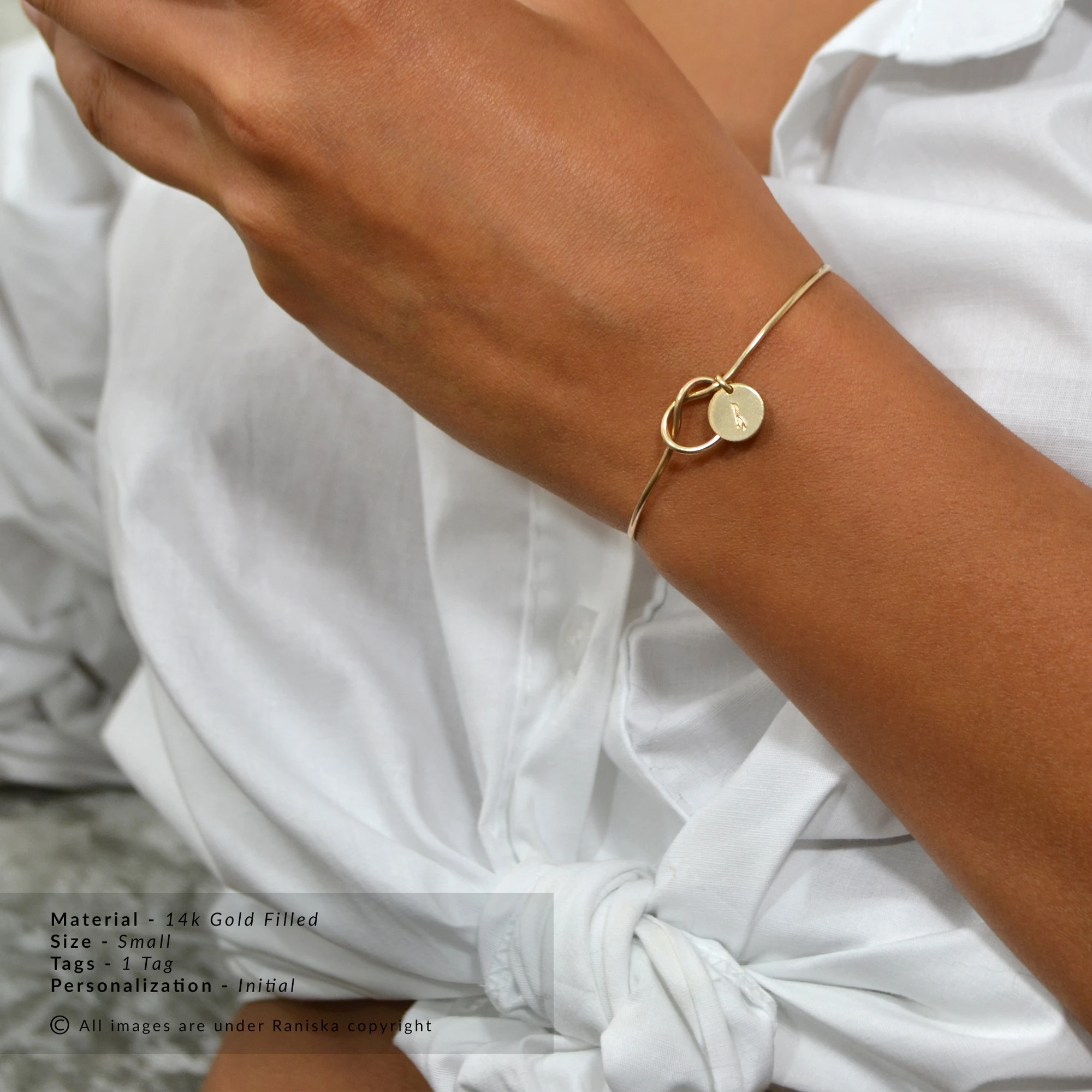 Rosa® Infinity Bangle Bracelet (Custom)