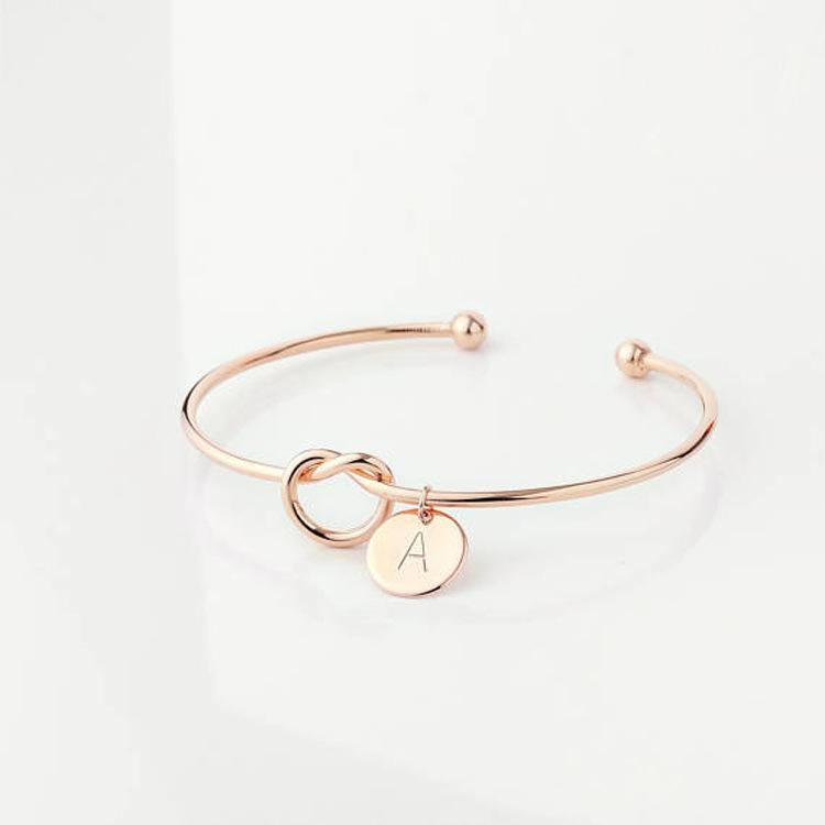 Rosa® Infinity Bangle Bracelet (Custom)