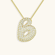 Hailey Bubble Initial Necklace (Custom)