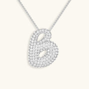 Hailey Bubble Initial Necklace (Custom)