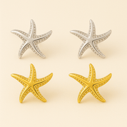 Mini Starfish Earrings