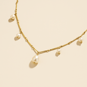 Santorini Pearl Necklace