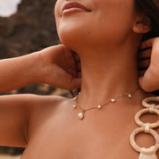 Santorini Pearl Necklace