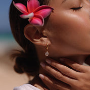 Diamond Lock Earrings