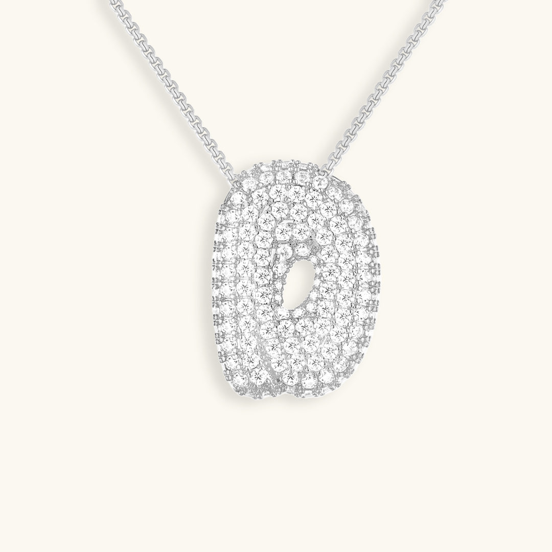 Hailey Bubble Initial Necklace (Custom)