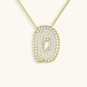 Hailey Bubble Initial Necklace (Custom)