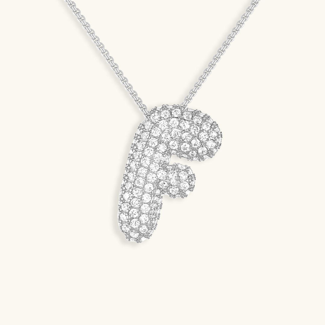 Hailey Bubble Initial Necklace (Custom)