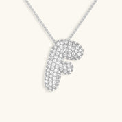 Hailey Bubble Initial Necklace (Custom)
