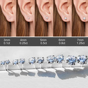 Fae® 316L Stainless Steel Stud Earrings (set of 5 Pairs)