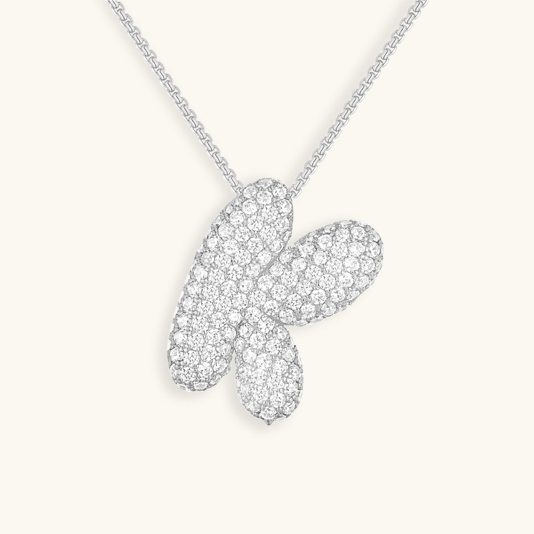 Hailey Bubble Initial Necklace (Custom)