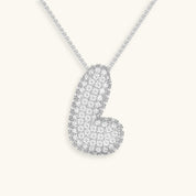 Hailey Bubble Initial Necklace (Custom)