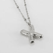Bubble Letter Initial Necklace (Custom)