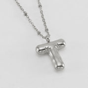 Bubble Letter Initial Necklace (Custom)