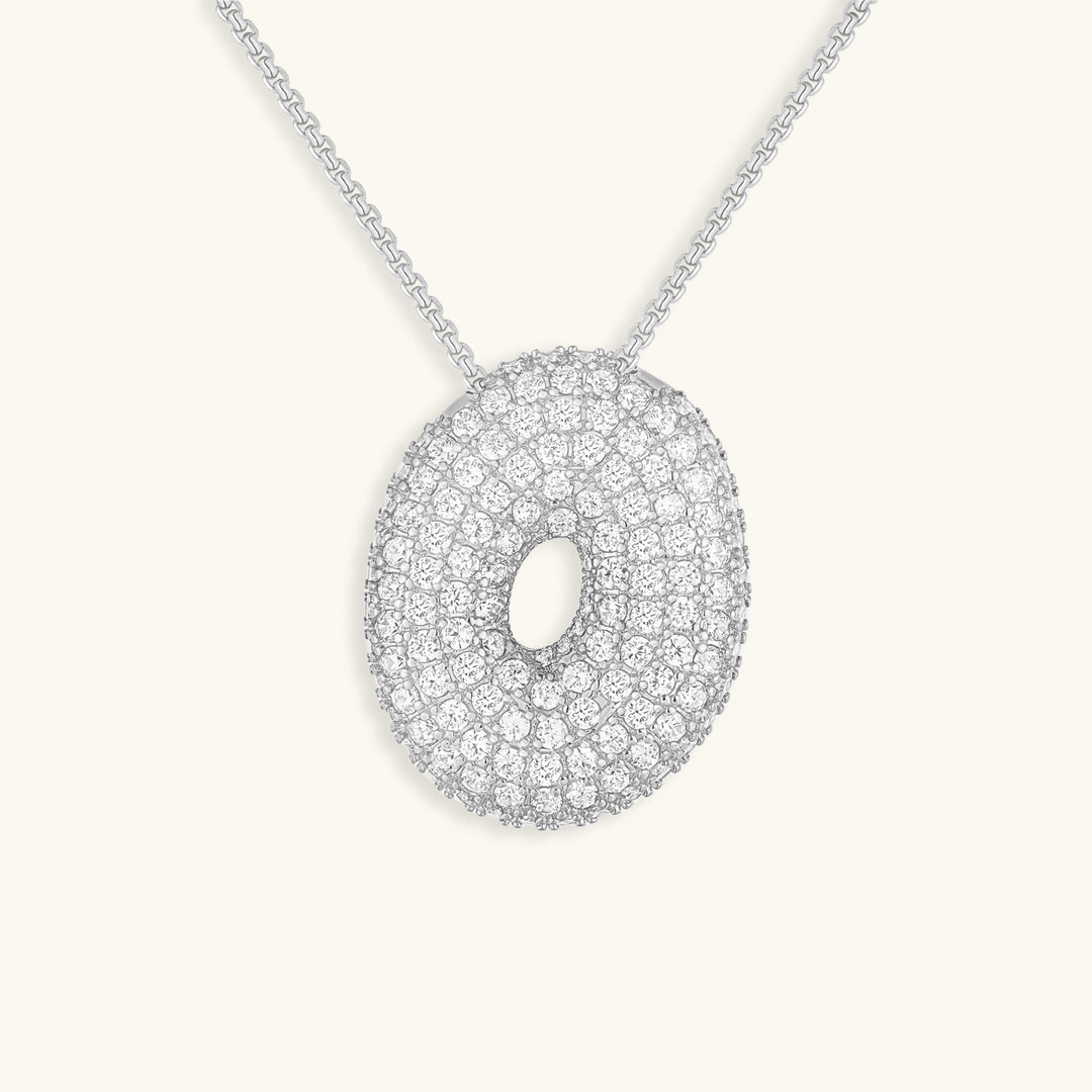 Hailey Bubble Initial Necklace (Custom)