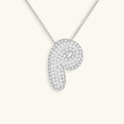 Hailey Bubble Initial Necklace (Custom)