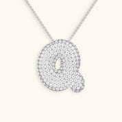 Hailey Bubble Initial Necklace (Custom)