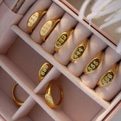 Angelica® Angel Number Signet Ring (Custom)