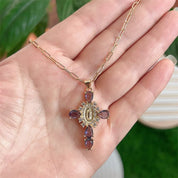 Valerie® Virgin Mary Cross Pendants