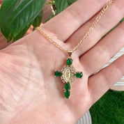 Valerie® Virgin Mary Cross Pendants