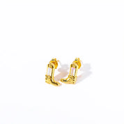 Jessie Opal Hoop Set