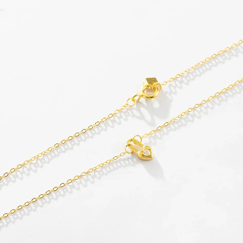 Ellie® Paris Hearts Padlock Necklace