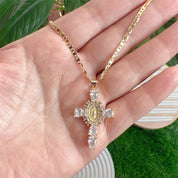 Valerie® Virgin Mary Cross Pendants