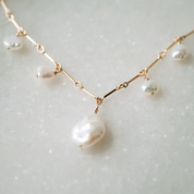 Santorini Pearl Necklace