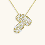 Hailey Bubble Initial Necklace (Custom)