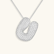 Hailey Bubble Initial Necklace (Custom)
