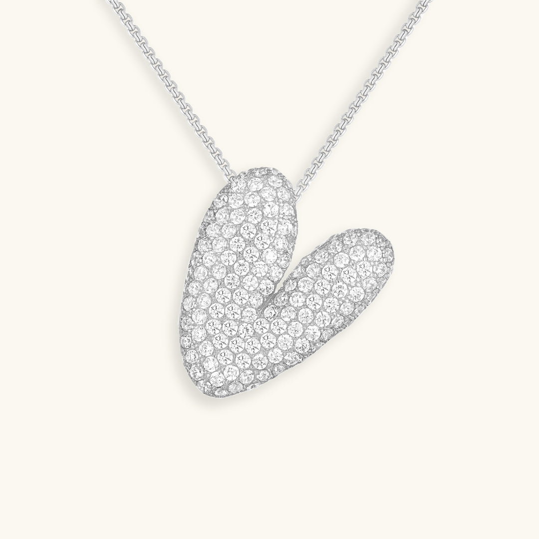 Hailey Bubble Initial Necklace (Custom)
