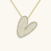 Hailey Bubble Initial Necklace (Custom)