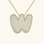 Hailey Bubble Initial Necklace (Custom)