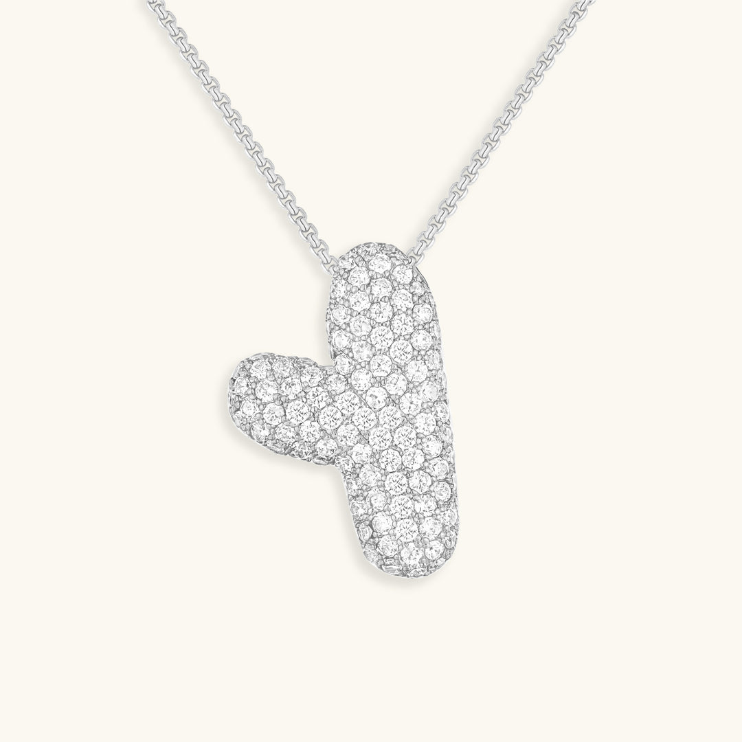 Hailey Bubble Initial Necklace (Custom)