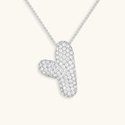 Hailey Bubble Initial Necklace (Custom)