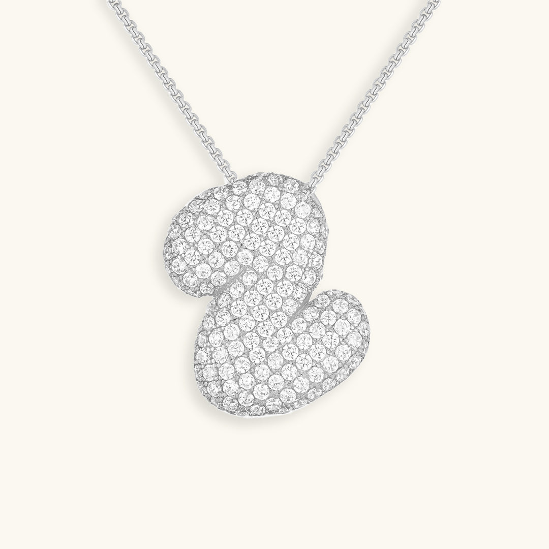 Hailey Bubble Initial Necklace (Custom)