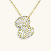 Hailey Bubble Initial Necklace (Custom)