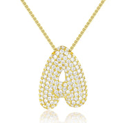 Hailey Bubble Initial Necklace (Custom)