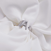 Chunky Initial Ring (adjustable size) (Custom)
